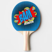 Persoonlijk pingpongbatje met retro uitstraling (Voorkant)