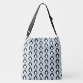 Persoonlijk Pinguïnontwerp Crossbody Tas (Achterkant)