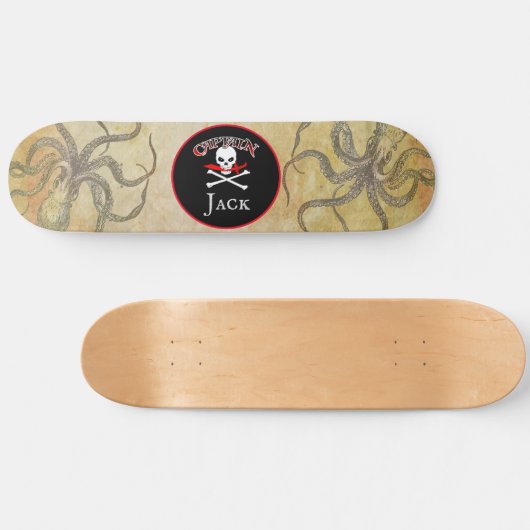 Persoonlijk piraat Skateboard (Horizontaal)
