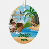 Persoonlijk Piraatsschip Ornament (Rechts)
