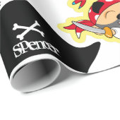 Persoonlijk Pirate Birthday Cadeaupapier (Rol Hoek)