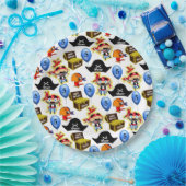 Persoonlijk Pirate Birthday Papieren Bordje (Feest)