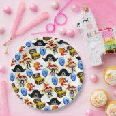 Persoonlijk Pirate Birthday Papieren Bordje (Feest)