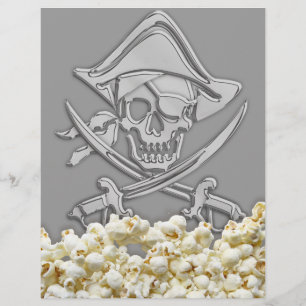 Persoonlijk Piratenfeest Flyer