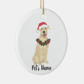 Persoonlijk Pitbull-personeel (Fawn Tan Cream) Keramisch Ornament (Rechts)