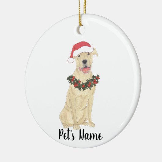 Persoonlijk Pitbull-personeel (Fawn Tan Cream) Keramisch Ornament (Links)