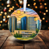 Persoonlijk Plano Acryl Ornament, Aangepaste Texas Ornament