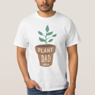 Persoonlijk Plant Papa Gardening T-shirt