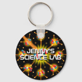 Persoonlijk Plezierig Cool Wetenschapslab Sleutelhanger (Voorkant)