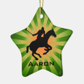 Persoonlijk Polo-Ornament Keramisch Ornament (Links)