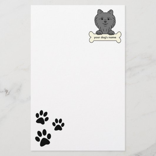 Persoonlijk Pommeren Briefpapier (Voorkant)