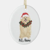 Persoonlijk Pommeren Keramisch Ornament (Rechts)