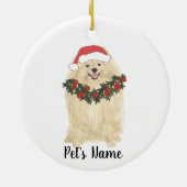 Persoonlijk Pommeren Keramisch Ornament (Achterkant)