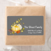 Persoonlijk pompoenlabel voor gepersonaliseerde Ha Etiket (Insitu)