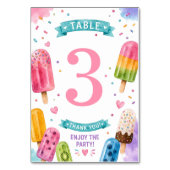 Persoonlijk Popsicle-feestje  Kaart (Voorkant)