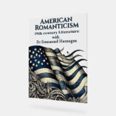 Persoonlijk Post Grunge Romanticisme Amerikaanse V Acryl Bord (Hoek)