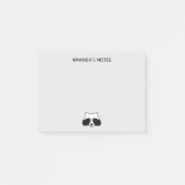 Persoonlijk Post-it® notes met schattig wasbeertje (Voorkant)