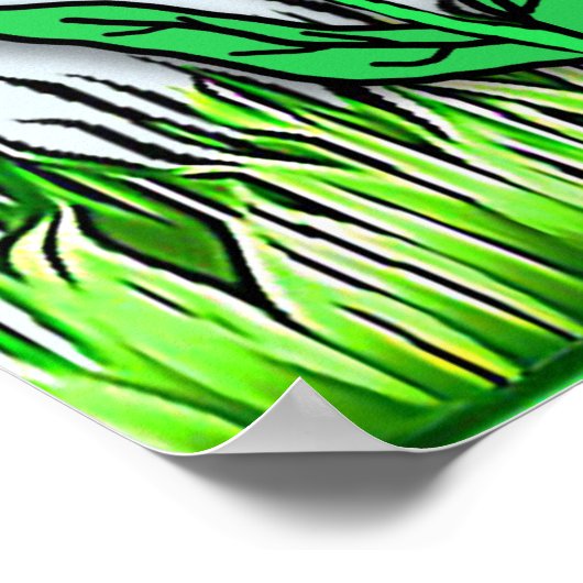 , persoonlijk Poster met gevoel voor onrust en oni (Hoek)