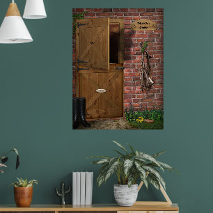 Persoonlijk Poster voor paardenlappen/rolroosters