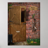 Persoonlijk Poster voor paardenlappen/rolroosters (Voorkant)