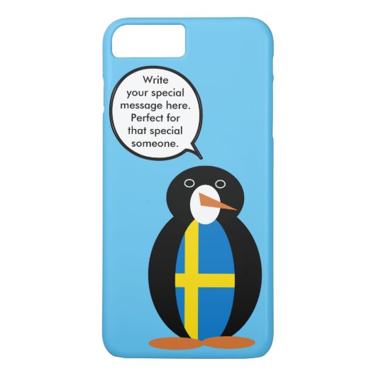 Persoonlijk praat de Zweedse vlag met mevrouw Ping Case-Mate iPhone Case (Achterkant)