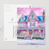 Persoonlijk Prettig Kerstfeest Van Ons Huis Briefkaart (Voorkant / Achterkant)