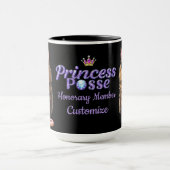 Persoonlijk Princess Posse-lid Zwart Mok (Midden)