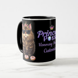 Persoonlijk Princess Posse-lid Zwart Mok