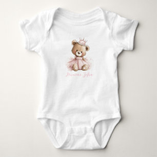Persoonlijk Prinses Teddybeer Baby Rompertje