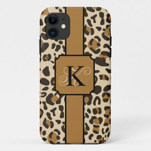 Persoonlijk proefpatroon van Leopard Jaguar Animal Case-Mate iPhone Case (Achterkant)