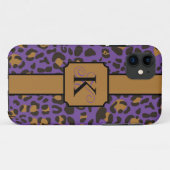 Persoonlijk proefpatroon van Leopard Jaguar Animal Case-Mate iPhone Case (Achterkant (horizontaal))
