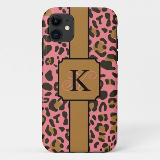 Persoonlijk proefpatroon van Leopard Jaguar Animal Case-Mate iPhone Case (Achterkant)