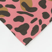 Persoonlijk proefpatroon van Leopard Jaguar Animal Fleece Deken (Hoek)