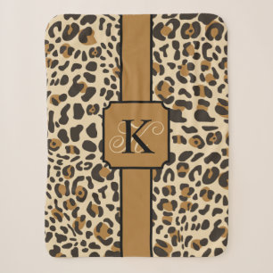 Persoonlijk proefpatroon van Leopard Jaguar Animal Sherpa Deken
