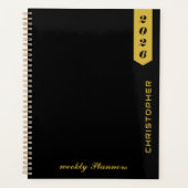 Persoonlijk Professioneel Script Elegant Ontwerp Planner (Voorkant)