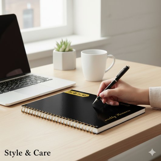 Persoonlijk Professioneel Script Elegant Ontwerp Planner