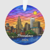 Persoonlijk Providence Acryl Ornament, Aangepaste Ornament (voorkant)