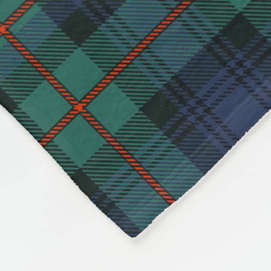 Persoonlijk Pset Holiday Tartan Clan Robertson Fleece Deken (Hoek)