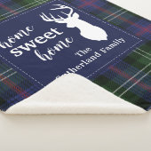 Persoonlijk Pset Holiday Tartan Clan Sutherland Sherpa Deken (3/4)