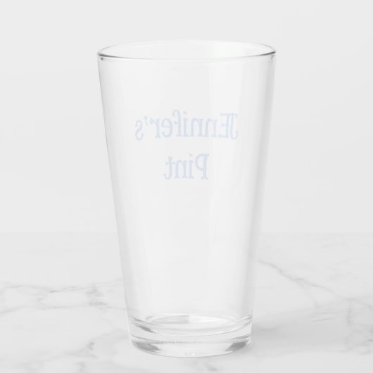 Persoonlijk punt glas (Achterkant)