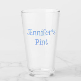 Persoonlijk punt glas