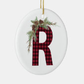 Persoonlijk R-Monogram Ornament (Rechts)