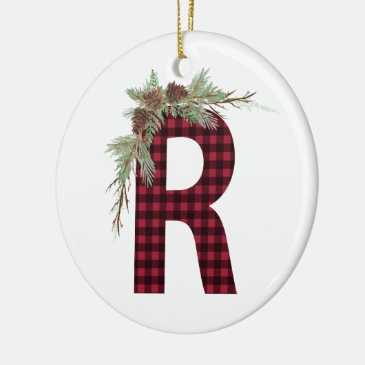 Persoonlijk R-Monogram Ornament (Links)