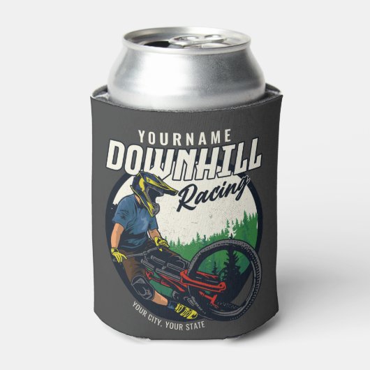 Persoonlijk racistisch circuit voor neerhalen blikjeskoeler (Blikje Voorkant)