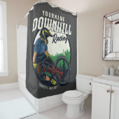 Persoonlijk racistisch circuit voor neerhalen douchegordijn (In situ)