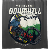 Persoonlijk racistisch circuit voor neerhalen douchegordijn (Voorkant)