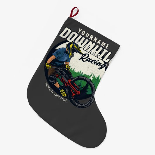 Persoonlijk racistisch circuit voor neerhalen grote kerstsok (Voorkant (Hangend))