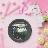 Persoonlijk racistisch circuit voor neerhalen papieren bordje (Feest)