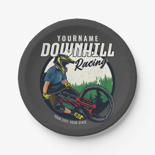 Persoonlijk racistisch circuit voor neerhalen papieren bordje (Voorkant)