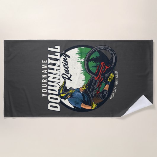 Persoonlijk racistisch circuit voor neerhalen strandlaken (Voorkant)